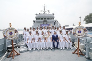 Indian Navy commissions second anti-submarine warfare ship INS Androth