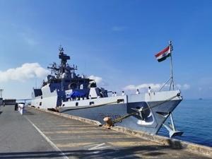 Indian Navy’s INS Kiltan arrives in Cambodia to deliver 15 tonnes of HADR aid