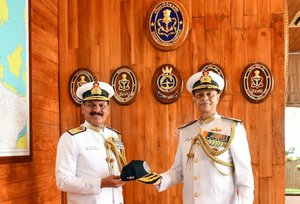 Vice Admiral Sanjay Jasjit Singh takes charge as chief of Western Naval Command