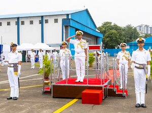 Vice Admiral Krishna Swaminathan takes charge as Western Naval Command chief