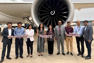 GE Aerospace’s GEnx engines power first wide-body aircraft on a long-haul route to India using sustainable aviation fuel