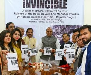 Rajnath Singh releases coffee table book on Parrikar