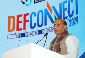 DefConnect – 2024: Rajnath Singh launches ADITI scheme to boost defence innovation