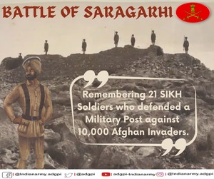 What is the Battle of Saragarhi that India commemorates on September 12? 