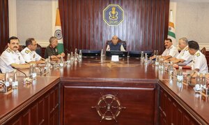 Indian Navy’s Operation Sindoor role demonstrates deterrence capability, Rajnath Singh says Indian Navy’s Operation Sindoor role demonstrates deterrence capability, Rajnath Singh says