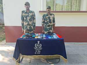 BSF seizes mobile phones worth over Rs 38 lakh along International Border with Bangladesh 