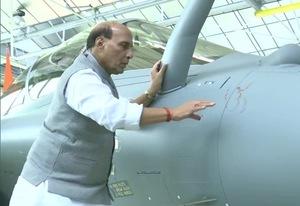 Rajnath Singh receives 1st Rafale fighter aircraft in France