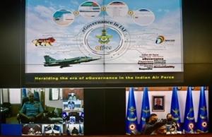 IAF chief ACM Bhadauria launches IAF e-Governance portal 