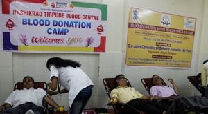 Blood donation, health check camp organised in Nagpur