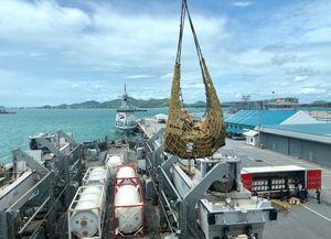 INS Airavat arrives at Thailand with Covid relief supplies