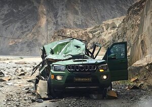 Indian Army soldiers killed as loose boulder strikes their vehicle in eastern Ladakh 