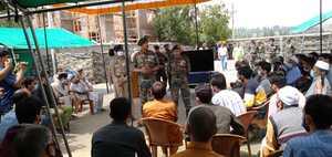 Chinar Corps Commander and IGP Kashmir address families of active terrorists