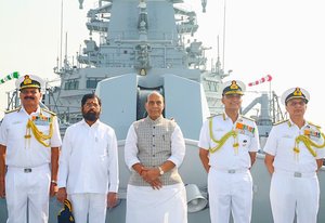 INS Imphal: Indian Navy commissions its latest stealth guided-missile destroyer in Mumbai