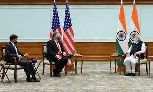 Pompeo, Esper call on Modi