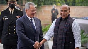 Ukraine war: Russia’s defence minister Sergei Shoigu calls on Rajnath Singh, discusses Kyiv’s ‘intention’ to use ‘dirty bomb’ 
