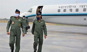 WAC AOC-in-C Air Marshal B Suresh visits Halwara Air Force Station