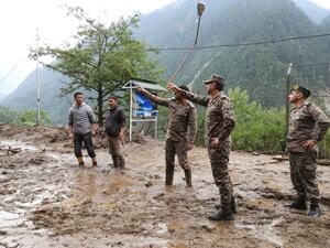 Landslide strikes Indian Army camp in Sikkim, 3 dead, officer and family among missing