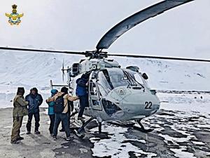 Chaddar Trek: IAF rescues 9 foreign nationals in Ladakh