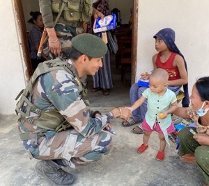Indian Army, Assam Rifles working round the clock to bring normalcy in Manipur