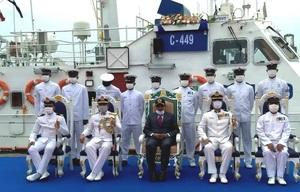 Inidan Coast Guard Ship C-449 commissioned in Chennai