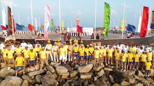 Central Industrial Security Force Coastal Cyclothon 2025 arrives at Tamil Nadu’s Ramanathapuram