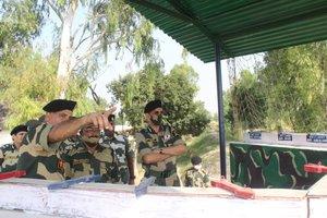  BSF DG Pankaj K Singh reviews security situation in Amritsar sector