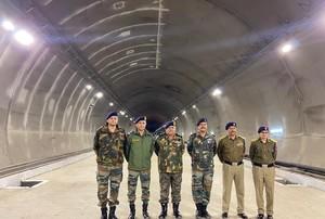 DG Border Road Organisation reviews strategic Sela tunnel at 13,000 feet in Arunachal Pradesh