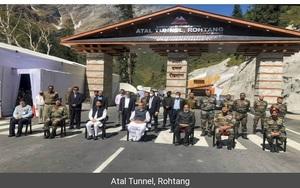Atal Tunnel dedicated to troops and locals: Rajnath Singh 