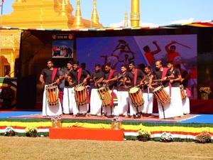 Arunachal Pradesh: Eastern Command trans theatre adventure activity flags in at Namsai golden Pagoda