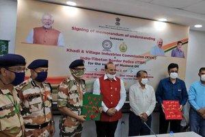 ITBP becomes 1st CAPF to source products from Khadi & Village Industries Commission