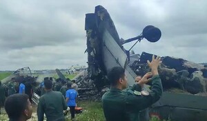 Indian Air Force An-32 crash in Assam: five IAF personnel killed in Assam’s Jorhat during training sortie