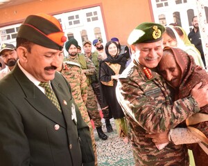 Old comrades reunite in Poonch during Indian Army chief Upendra General Dwivedi’s visit