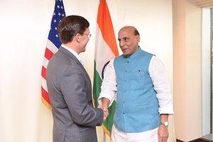 Rajnath, Esper discuss COVID-19; agreed to remain in touch 