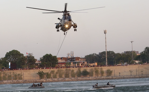 DefExpo India 2022: Armed forces enthral public with live demonstrations at Sabarmati Riverfront