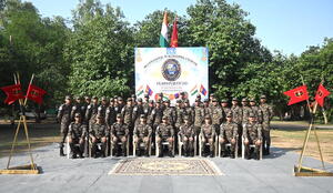 Indian Army troops leave for Exercise Khaan Quest 2026 in Mongolia