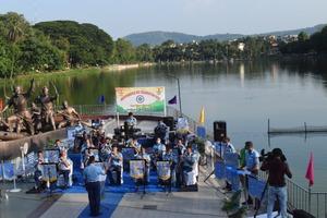 74th Independence Day celebrations: Military bands perform across the country