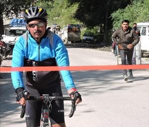 Fastest solo cycling: Lt Col Sripada Sriram sets new Guinness World Record