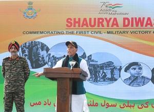 Infantry Day 2022: Rajnath Singh recalls heroes who saved Srinagar from Pakistani invaders