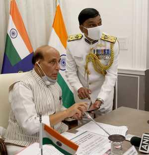 Rajnath Singh commissions ICG’s ships digitally; says India is an emerging maritime power