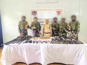 Indian Army, Assam Police busted huge cache of arms & warlike stores in Assam
