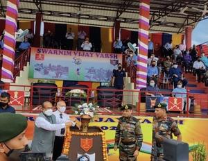 Swarnim Vijay Mashaalâ€™s arrival celebrated in Manipur