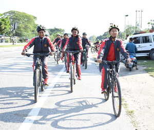 Operation Sadbhavana: Army conducts all girls cycling expedition