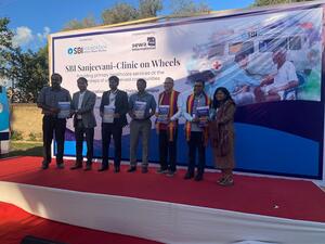 Sewa International and SBI Foundation launch SBI Sanjeevani – Clinic on Wheels in Manipur’s Chandel 