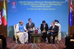 Rajnath discusses ways to further improve defence ties with US, Thailand, Japan, Australia & New Zealand