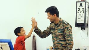 Indian Army doctor helps mute child speak after 8 years in remote Jammu village