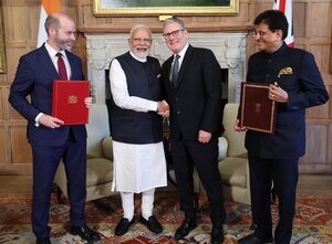 India, United Kingdom sign landmark free trade pact to double bilateral commerce by 2030