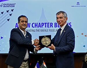 Dassault Aviation partners with Tata Advanced Systems to manufacture Rafale fuselages in India