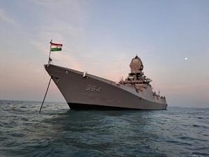 Indian Navy’s ships Kochi, Kavaratti, and Sumedha participating in IFR – 22 in Bangladesh