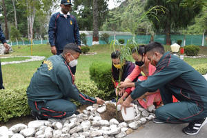 India@75: Over 1000 saplings planted under Ball of Fire Division