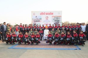 Seema Bhawani: Meet the BSF’s record-breaking all-women daredevil bikers